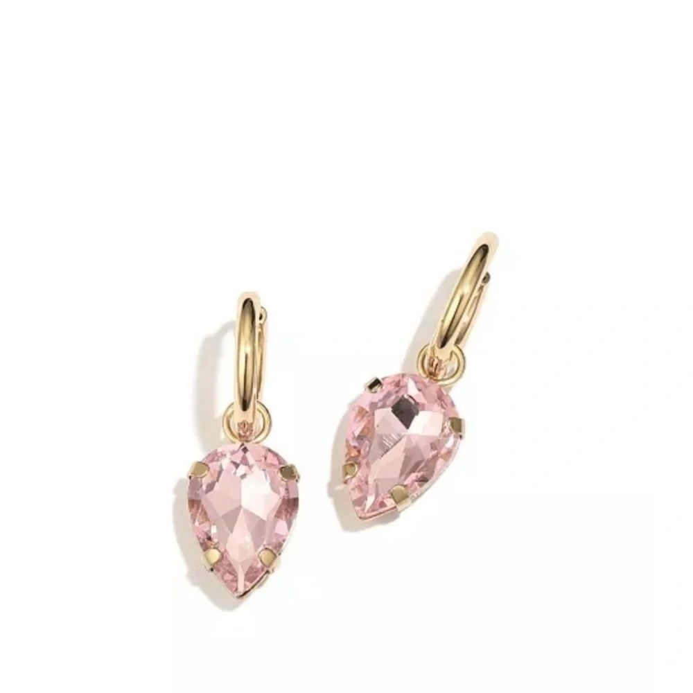 Unwritten interchangeable multicolor glass earrings set